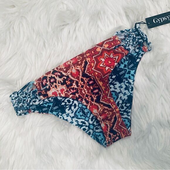 NWT Gypsy 05 Sand ‘Daphina’ Reversible Bikini Bottom Size S - Picture 4 of 11